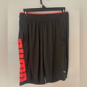 Puma Black Shorts with Red Highlights